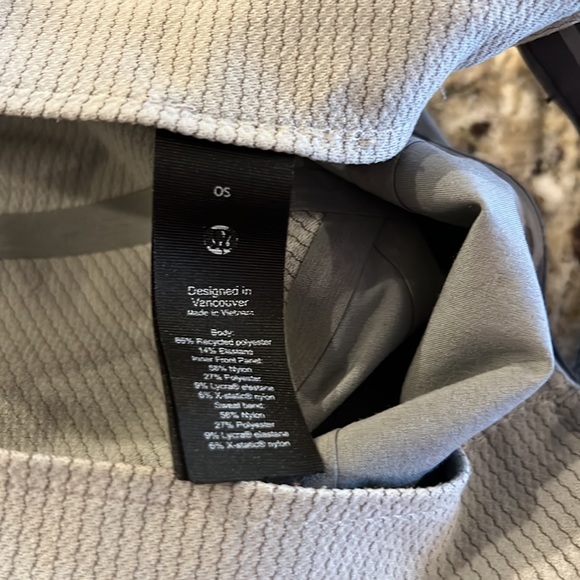 Lululemon Fast Free Run Hat Camo Gray Charcoal Adjustable cap - Picture 4 of 6